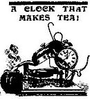 Reclame voor de eerste automatische theemachine